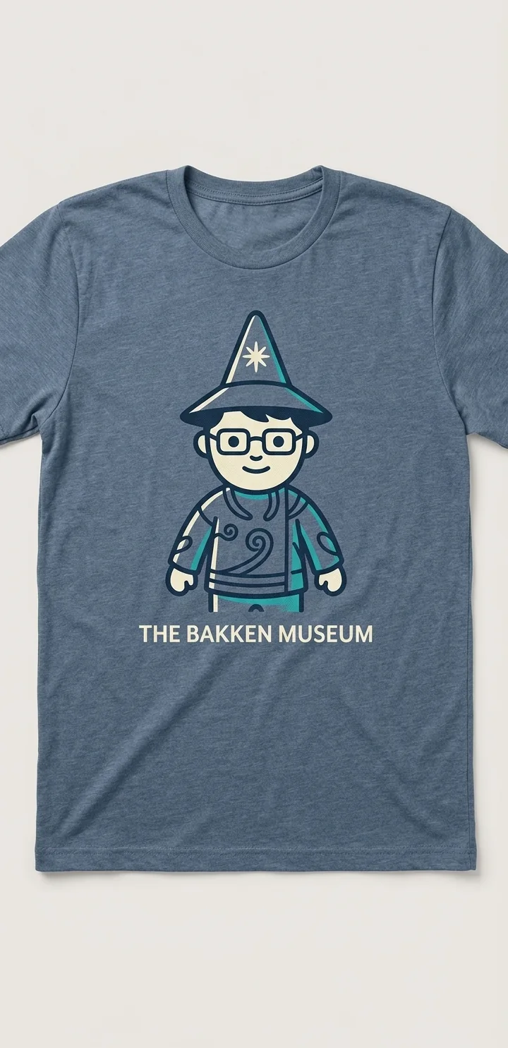 The guide printed on a t-shirt